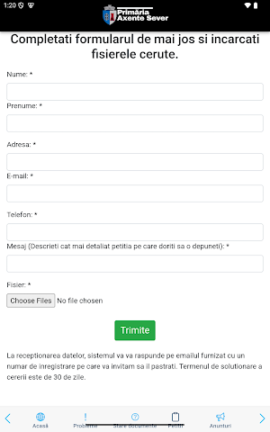 Axente Sever App Screenshot 3