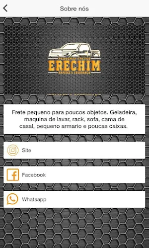 Pequenos Fretes Erechim Screenshot 1