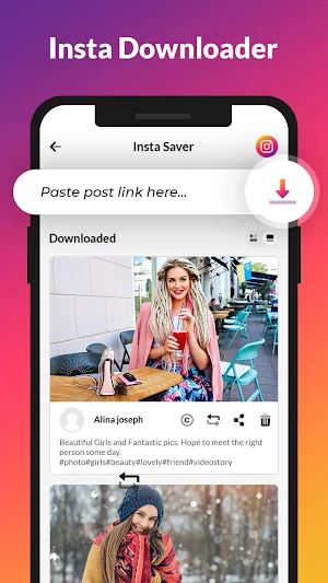Video Downloader for Instagram, Whatsapp & FB Screenshot 0