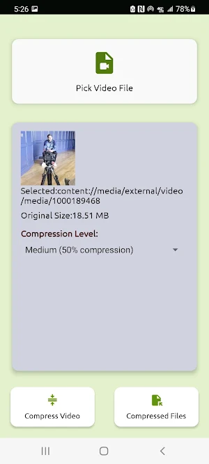 Reduce Video Size Screenshot 1