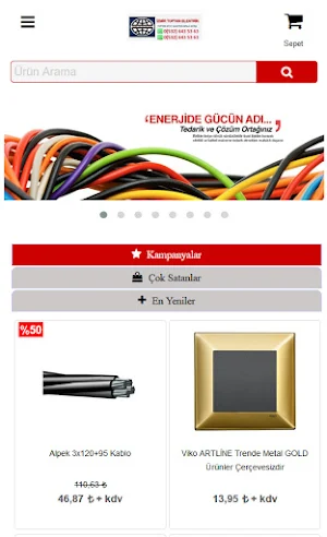 İzmir Toptan Elektrik Malzemel Screenshot 1