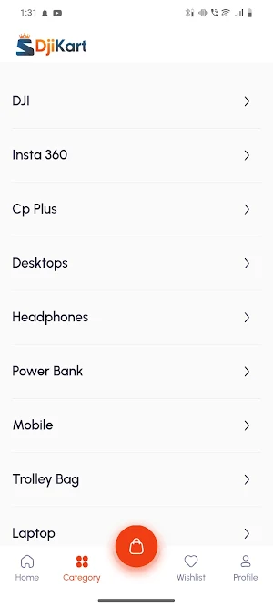 Djikart Online Shopping App Screenshot 1
