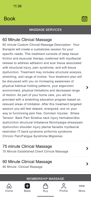 Orthomed Massage Clinic Screenshot 1