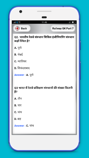 Railway gk in hindi Screenshot 2