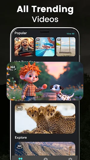 VR Video Player & 360 View 3D Screenshot 0