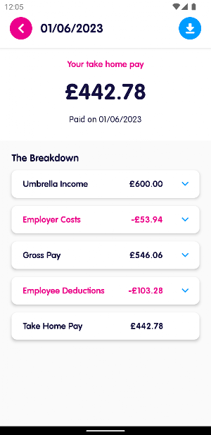 PayStream Umbrella Screenshot 2