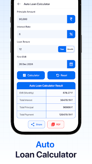 Loan Emi Calculator Screenshot 2