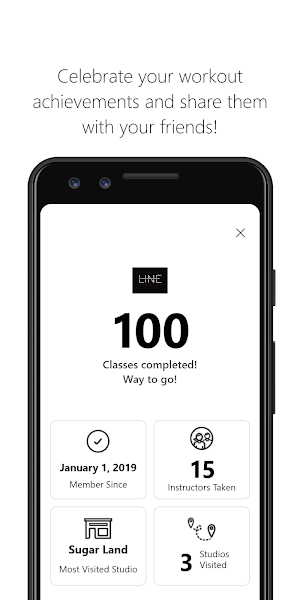 LINE Fitness Screenshot 3
