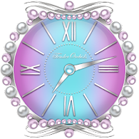 Tender Orchids Clock Widget