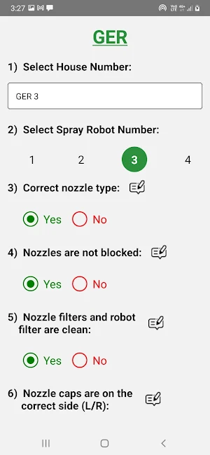 Spray Robot Application Screenshot 1