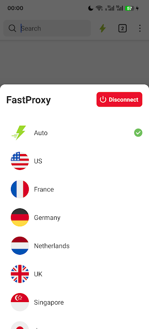 FastProxy Secure Browser Screenshot 1