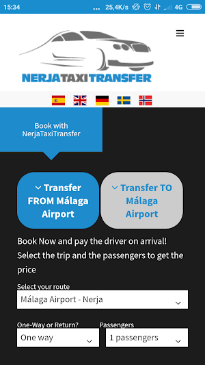 Nerja Taxi Transfer Screenshot 1