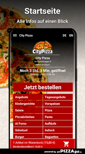 City Pizza Bochum Screenshot 1
