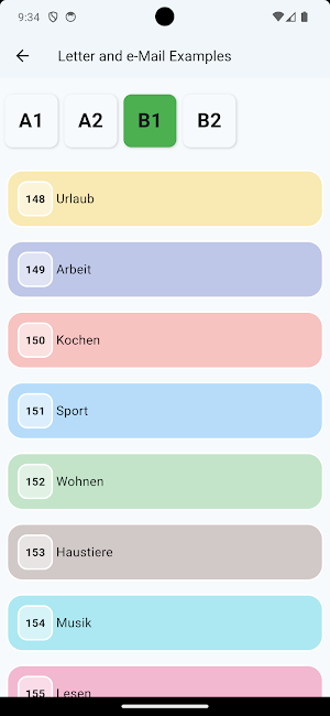 Deutsch Schreiben und Sprechen Screenshot 3
