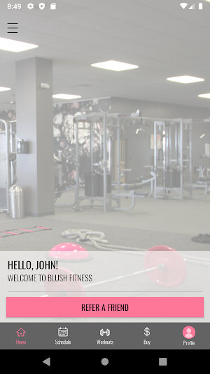 BLUSH FITNESS Screenshot 1