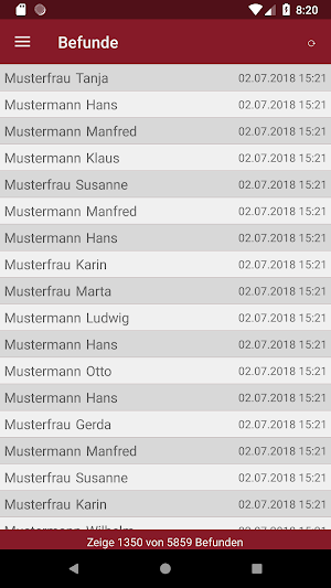Laborgemeinschaft Bielefeld Screenshot 3