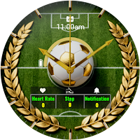 Gold Football Watch Face