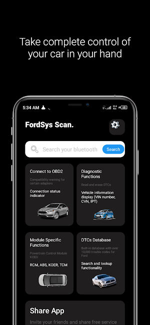 FordSys Scan Vehicle Screenshot 0
