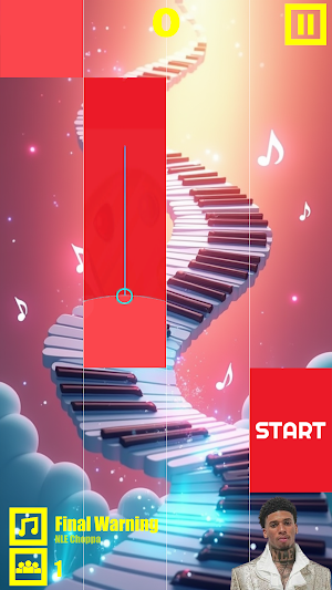 Piano Music NLE Choppa Game Screenshot 1