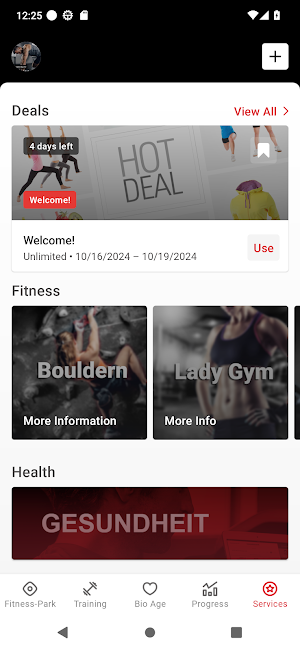 Fitness-Park Waldkirch Screenshot 2