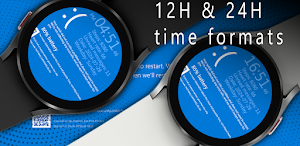 Windows BSOD Theme Watch Face Screenshot 0