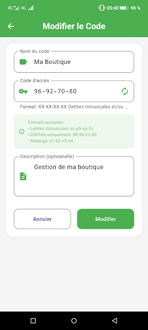 VaSanou - Stock et Vente Screenshot 2
