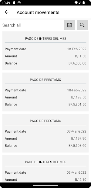 PH - Estados de Cuenta Screenshot 2