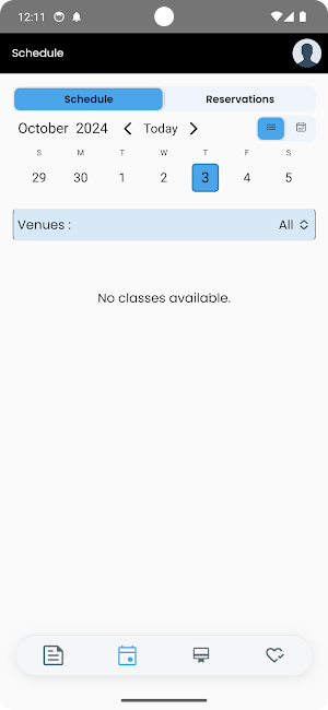 Synergy Group Fitness Screenshot 1