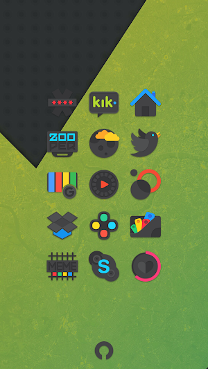 CRISPY DARK - ICON PACK Screenshot 1