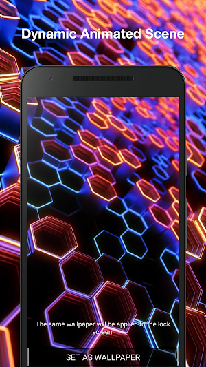 Abstract 3D Live Wallpaper Screenshot 1