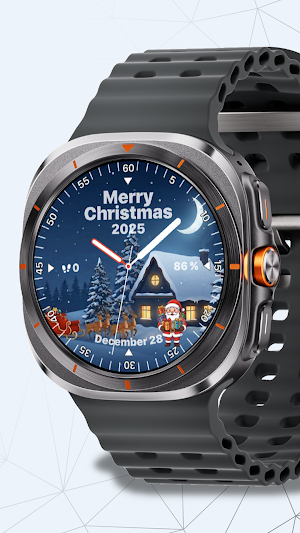 Christmas Glow Watch Face Screenshot 3