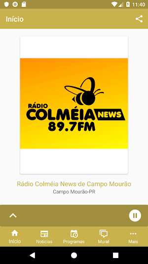 Colmeia News Fm de CampoMourão Screenshot 1