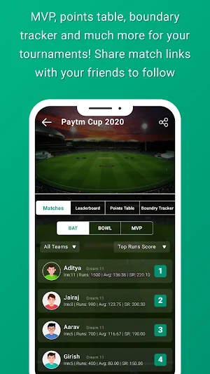 Scorewala - Cricket Match & Tournament Scoring App Screenshot 3