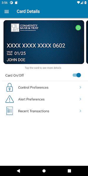 CBT Card Control Screenshot 0