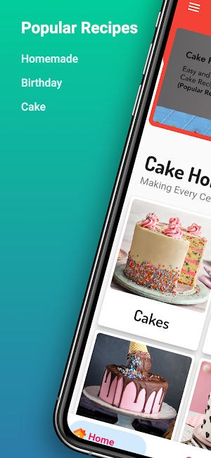 Cake Recipes Tasty Cookbook Screenshot 0