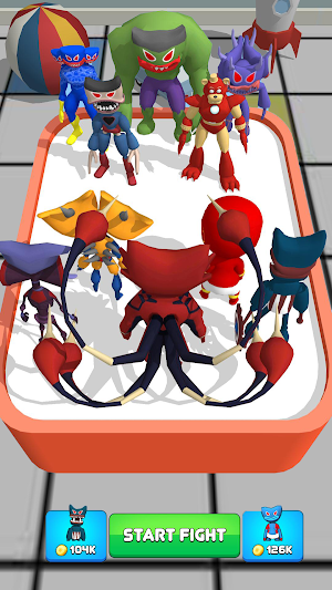 Merge Blue Monster Superhero Screenshot 1