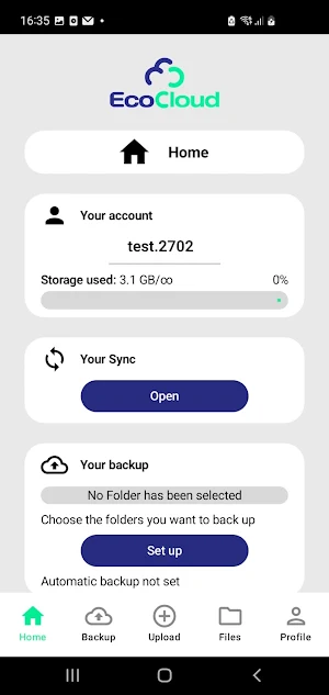 EcoCloud Screenshot 1