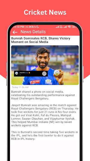 CricDash -Live Cricket Score Screenshot 3
