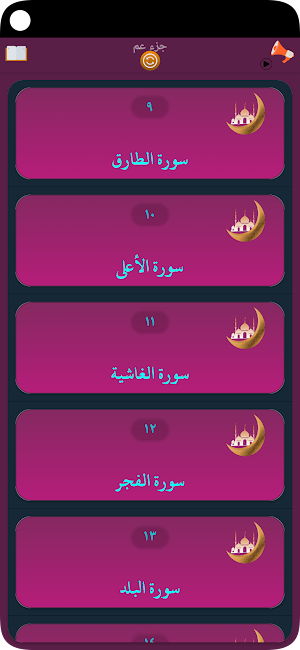 جزء عم محمد صديق المنشاوي Screenshot 2