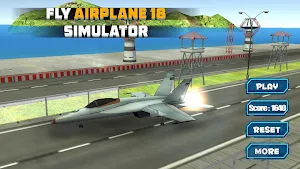 Fly Airplane 18 Simulator Screenshot 0
