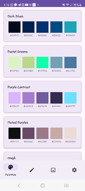 Mega Color Palettes Screenshot 0