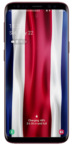 Costa Rica Flag Live Wallpaper Screenshot 3