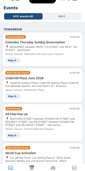 NYP Parking Screenshot 1