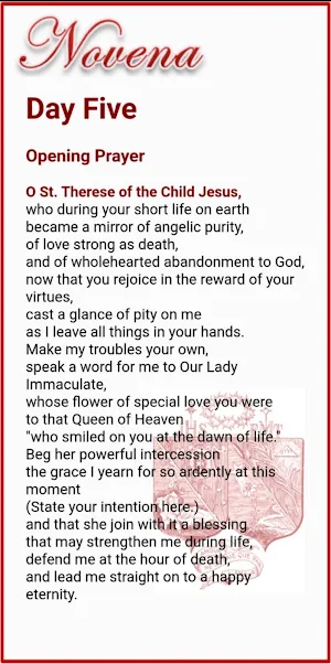 St. Therese of the Child Jesus Screenshot 2