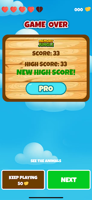Memory Jungle Original Screenshot 3