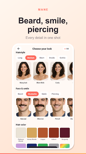 Mane: Hair Try-On Screenshot 3