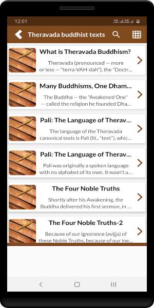 Theravada buddhist texts Screenshot 1