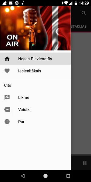 Latvian Radio Stations Screenshot 2