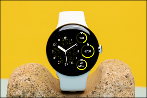 Pixel Minimal Animated Watch Screenshot 2