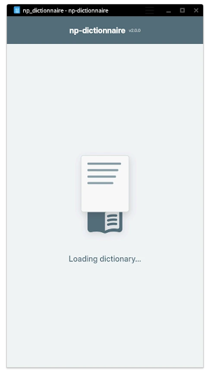 np-dictionnaire Screenshot 0